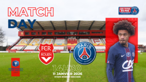 PSG : Composition officielle avec Boly et Jangeal contre Rouen en Gambardella