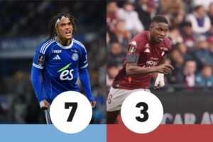 Les performances de Strasbourg-Metz : Diego Moreira impérial, Sadibou Sané en difficulté