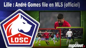 André Gomes quitte Lille pour rejoindre la MLS officiellement