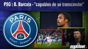 PSG : B. Barcola évoque la capacité de l&rsquo;équipe à se transcender