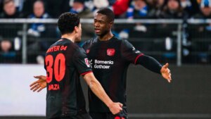 Christian Kofane offre une victoire décisive à Bayer Leverkusen à Hamburg