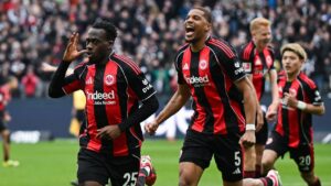 Kalimuendo offre un but spectaculaire de Seitfallzieher et permet à Frankfurt de s&rsquo;imposer face à Heidenheim