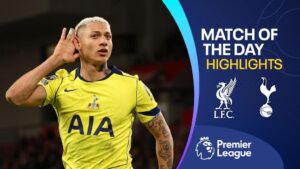 Richarlison inscrit un but dans le temps additionnel pour offrir un point précieux à Tottenham face à Liverpool