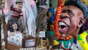 La &lsquo;Pesadilla&rsquo; de Lim enflammera les Fallas de Valencia : un ninot polémique et satirique