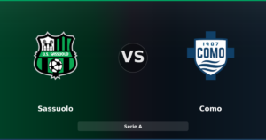 Sassuolo accueille Como pour un duel contrasté en Serie A