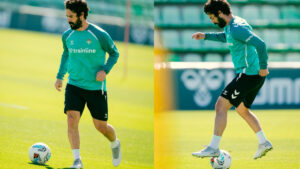Isco reprend la balle, Pellegrini reste prudent sur son retour définitif