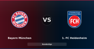 Bayern München face à Heidenheim : Confirmation ou surprise en Bundesliga ?