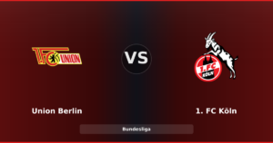 Union Berlin 2-2 1. FC Köln : un partage tendu entre adversaires engagés