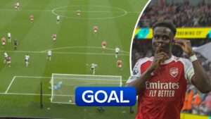 Saka double, Arsenal reprend ses distances